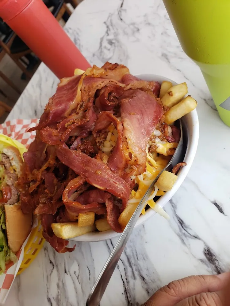 Chill Cheese Fries with Pastrami